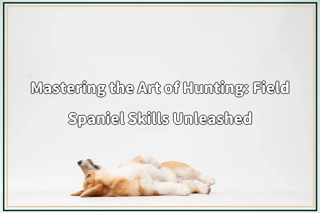 Mastering the Art of Hunting: Field Spaniel Skills Unleashed